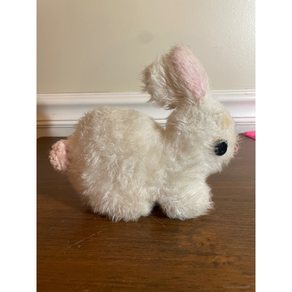Vintage Douglas Cuddle Toys Bunny Rabbit Plush White Pink Pride of America